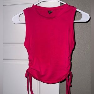 Never worn XS SHEIN top HOT PINK !